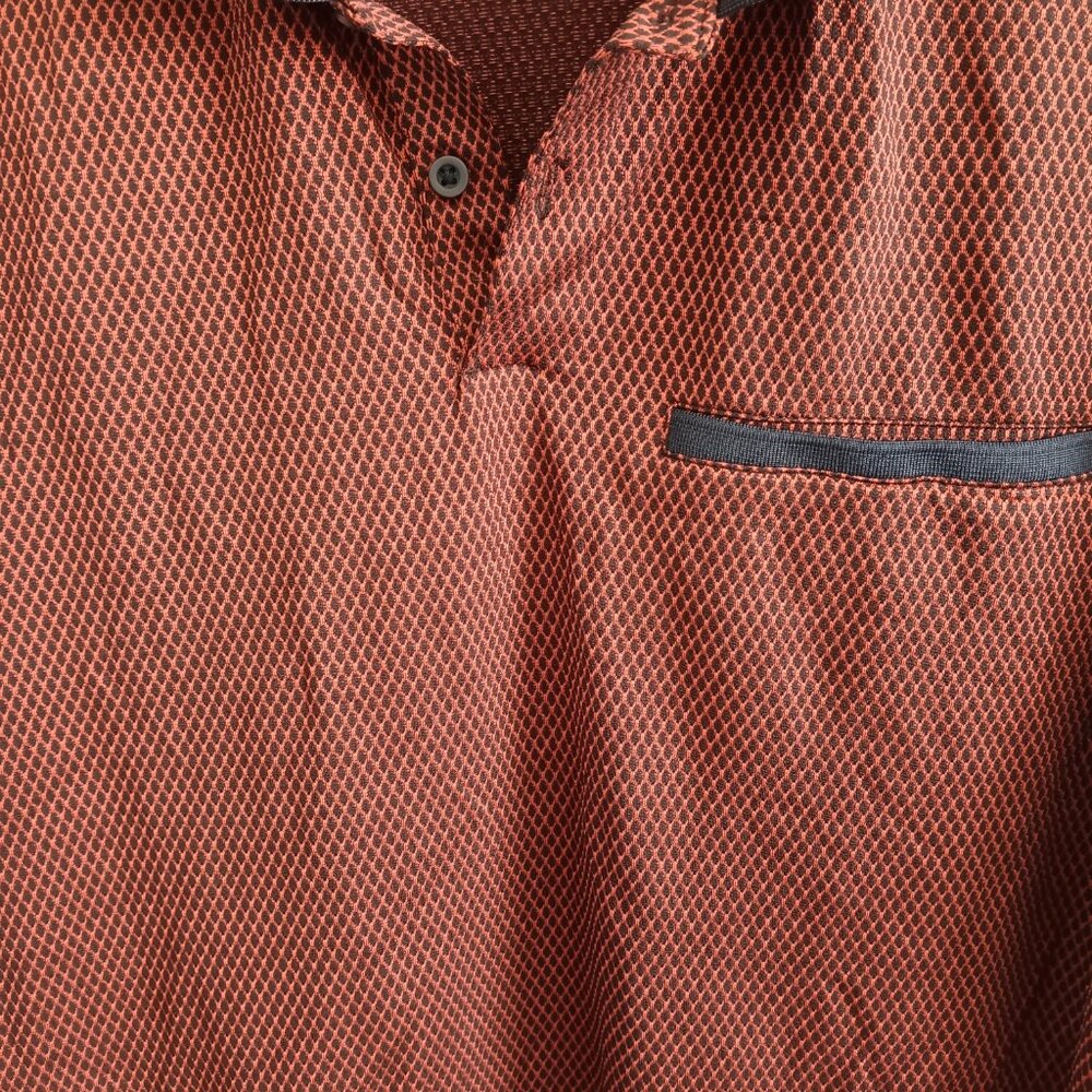 Stylus Printed Mens Regular Fit Short Sleeve Polo Shirt , Sz XL - Picture 5 of 6